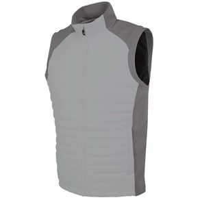 Sunice Men\'s Hamilton Thermal Hybrid Full Zip Vest 2159165-Magnesium/Charcoal  Size 2xl, magnesium/charcoal