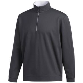 adidas Men\'s Adipure Modern Tech 1/4 Zip 2159338-Carbon  Size xl, carbon