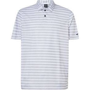 Oakley Men\'s Step Shade Stripe RC Polo 2160406-White  Size 2xl, white