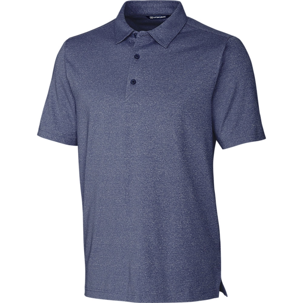 Cutter & Buck Men\'s Forge Heather Polo  Size XL, Indigo Heather