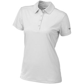 Columbia Women\'s Omni-Wick Flip Polo 2161492-White  Size lg, white