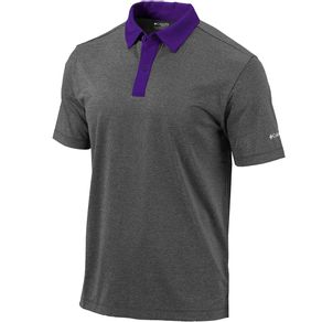 Columbia Men\'s Omni-Wick Hybrid Polo 2161499-Black  Size md, black