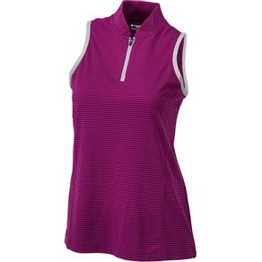 Columbia Women\'s Omni-Wick Icon Sleeveless Polo 2161520-Plum  Size 2xl, plum