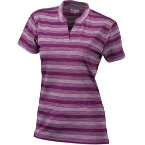 Columbia Women\'s Omni-Wick Chatter Polo 2161526-Plum  Size md, plum