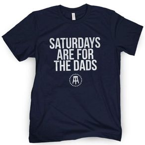 Barstool Sports Men\'s Saturdays Are For The Dads T-Shirt 2161613-Navy  Size md, navy