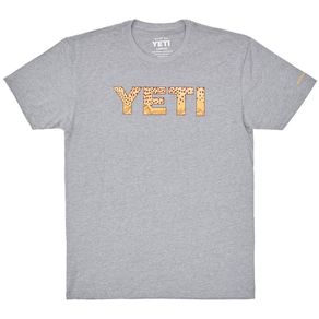 YETI Men\'s Brown Trout T-Shirt 2161853-Dark Heather Gray  Size lg, dark heather gray