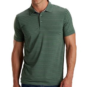 Bobby Jones Men\'s Rule 18 Tech Control Stripe Polo 2161891-Ivy Green  Size md, ivy green