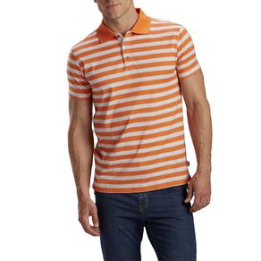 Bobby Jones Men\'s R18 Lux Cotton Unity Jacquard Polo 2162013-Spark Orange  Size 2xl, spark orange