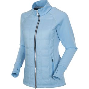 Sunice Women\'s Ella Hybrid Lightweight Thermal Stretch Jacket 2162885-Della Blue  Size 2xl, della blue