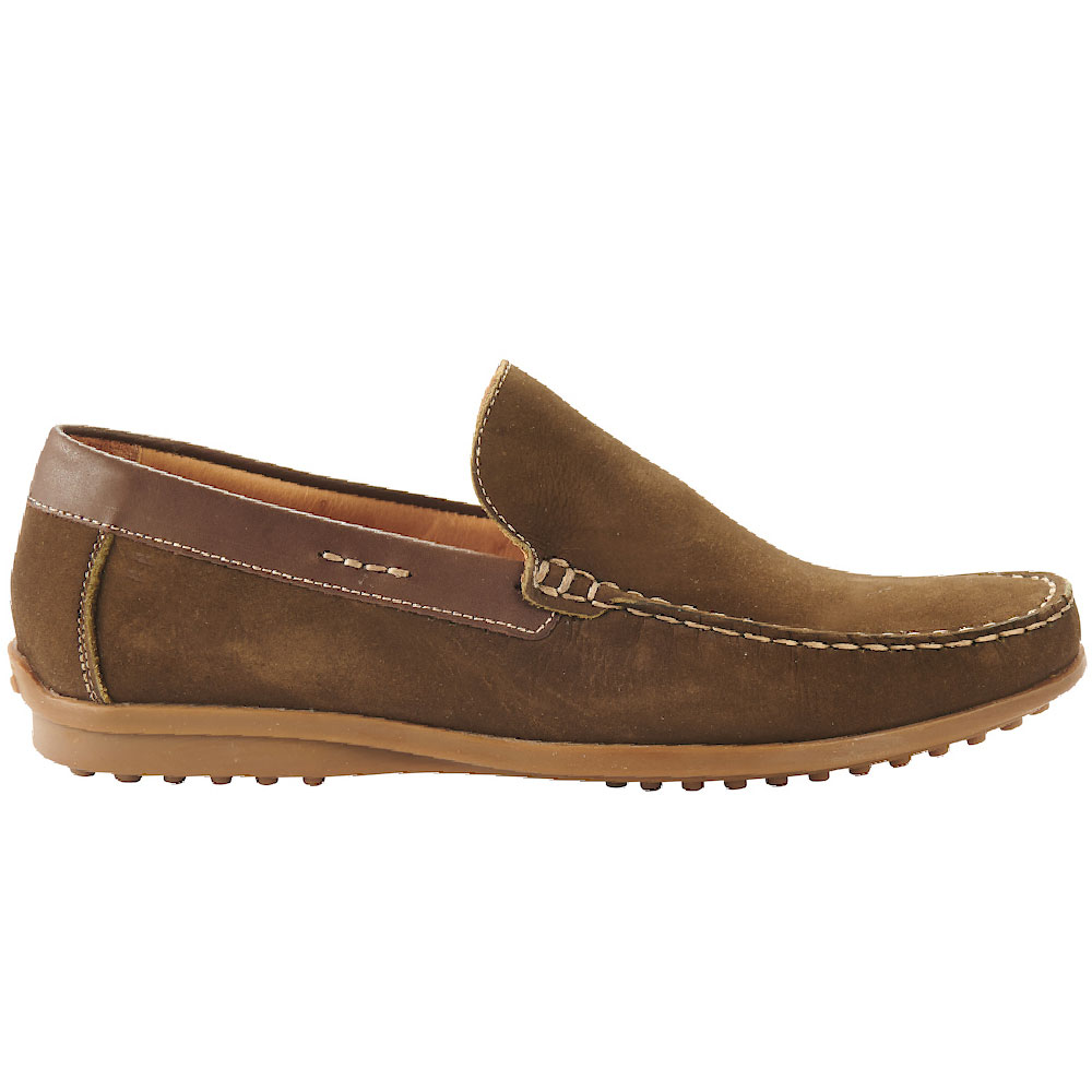 Oxford Men\'s Dover Venetian Loafer Casual Shoes  Size 12, Walnut