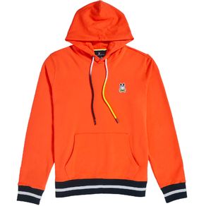 Psycho Bunny Men\'s Clifton Pull Over Hoodie 2163883-Neon Coral  Size 2xl, neon coral