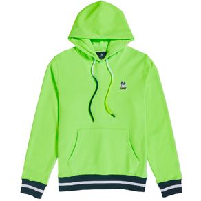 Psycho Bunny Men\'s Clifton Pull Over Hoodie 2163904-Electric Lime  Size 3xl, electric lime