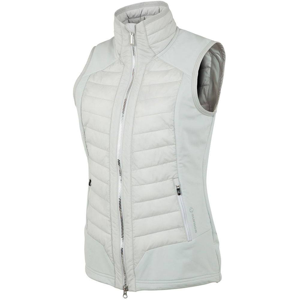 Sunice Women\'s Lizzie Thermal Vest  Size LG, Pure White
