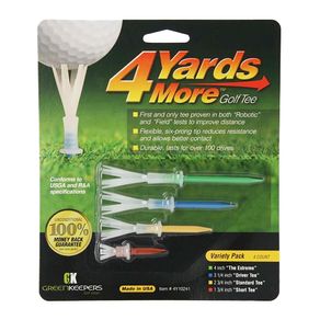 GreenKeepers 4 Yards More Combo Pack Tees 239212- Size 4 pk