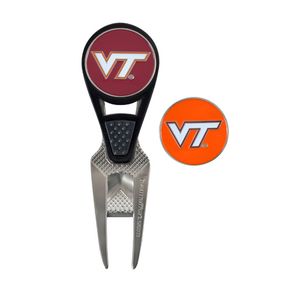 NCAA Repair Tool and Ball Marker 257731-Virginia Tech Hokies