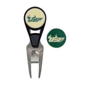 NCAA Repair Tool and Ball Marker 264967-University of South Florida Bulls