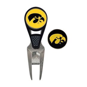 NCAA Repair Tool and Ball Marker 298273-University of Iowa Hawkeyes, University of Iowa Hawkeyes