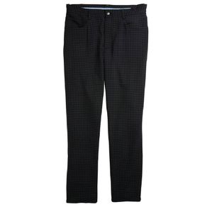 FootJoy Men\'s 5-Pocket Plaid Pants 3005939-Charcoal Plaid  Size 36/34, charcoal plaid