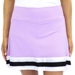 Golftini Women\'s Chaser Pull-On Ruffle Skort 3006476-Black/Lavender/White  Size xs, black/lavender/white