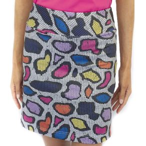 Golftini Women\'s Jungle Juice Pull-On Tech Skort 3006519-Black/Hot Pink/Lavender/Orange/White/Yellow  Size xs, black/hot pink/lavender/orange/white/ye