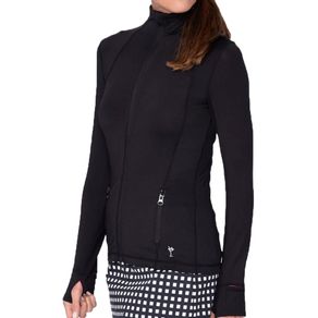 Golftini Women\'s Tech Jacket 3006621-Black/Hot Pink  Size lg, black/hot pink