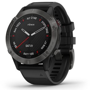 Garmin Fenix 6 Sapphire GPS Watch 3006636-Carbon Gray/Black, carbon gray/black