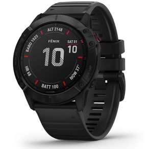 Garmin Fenix 6X Pro GPS Watch 3006644-Black/Black, black/black