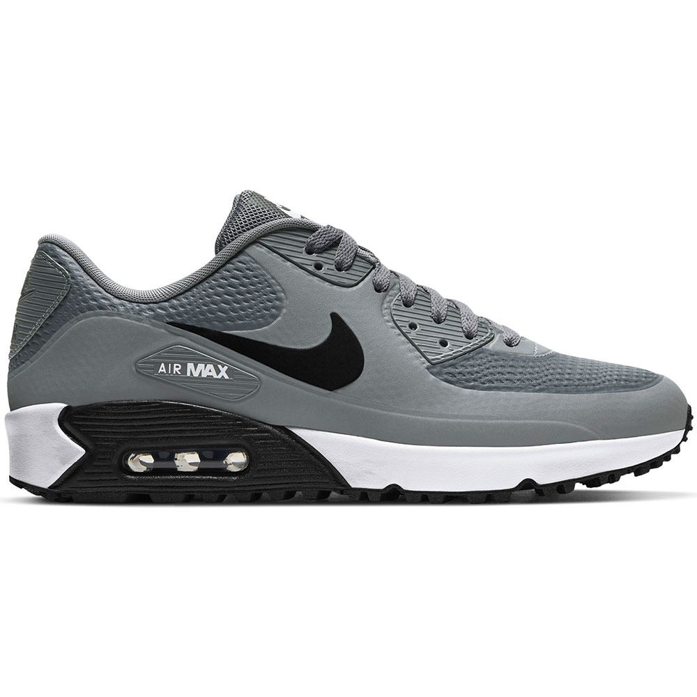 Nike Unisex Air Max 90 G Spikeless Golf Shoes  Size 13, White/Black