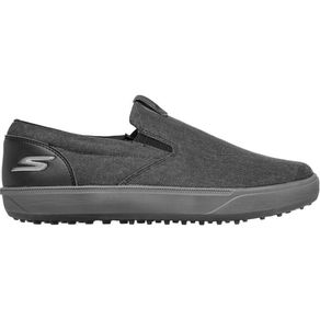 Skechers Men\'s Drive 4 RF - Course Spikeless Golf Shoes 3019338-Black/Gray  Size 10.5 RF, black/gray