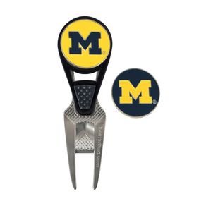 NCAA Repair Tool and Ball Marker 323016-University of Michigan Wolverines