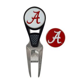 NCAA Repair Tool and Ball Marker 323020-University of Alabama Crimson Tide