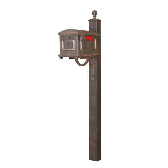 SCT-1010-SPK-710-CP Traditional Curbside with Springfield Mailbox