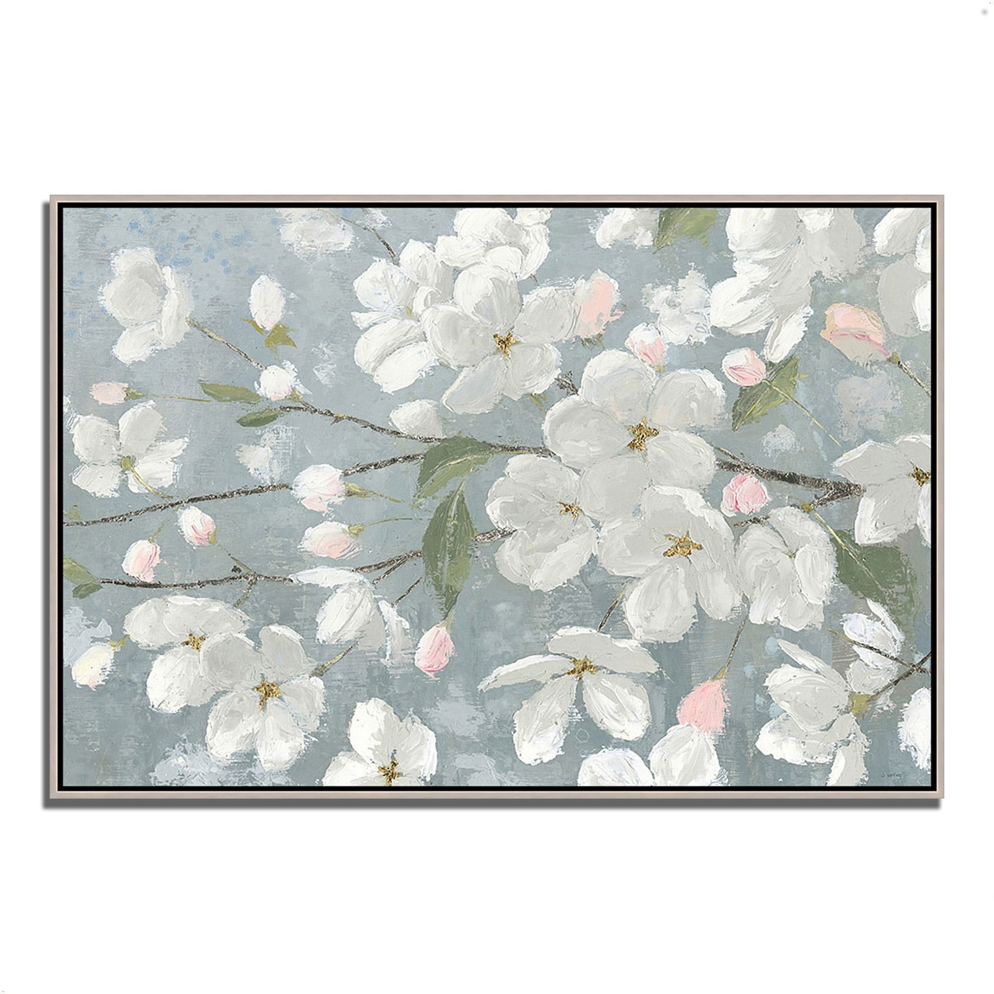 James Wiens 'Spring Beautiful' Framed Fine Art Giclee Print on Gallery-wrapped Canvas, Ready to Hang