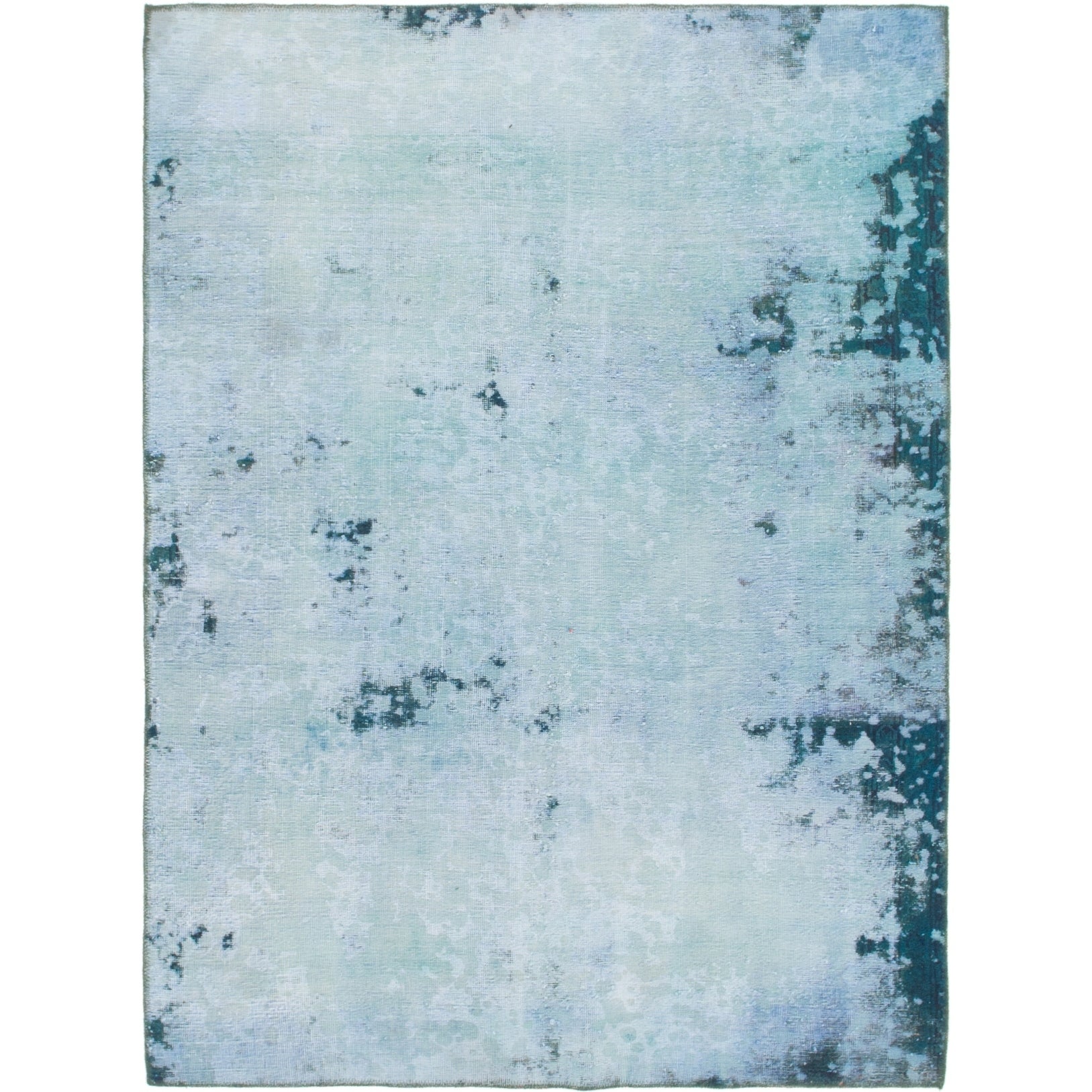 Hand Knotted Ultra Vintage Wool Area Rug - 4' 9 x 6' 5