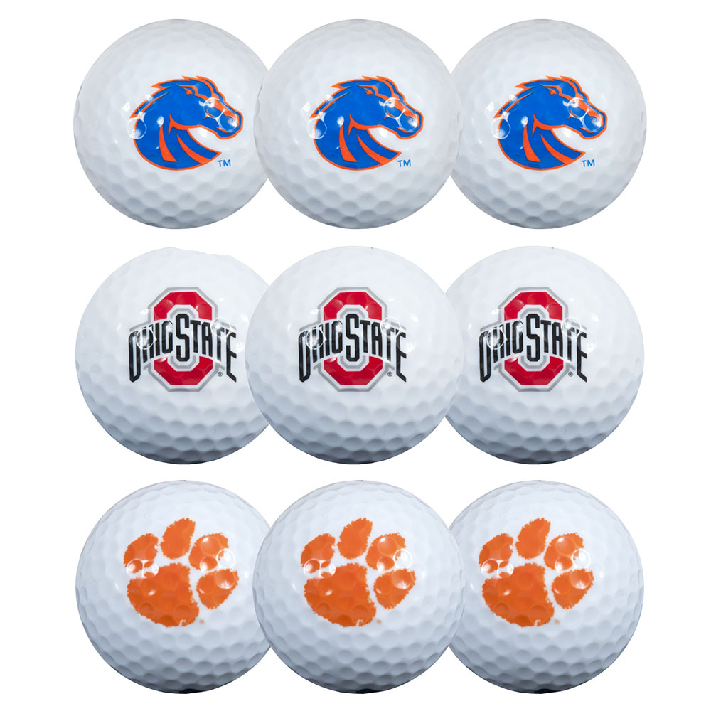 NCAA 3-Pack of Golf Balls  Size SLEEVE