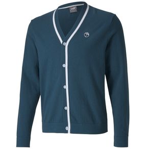 Puma Men\'s King\'s Cardigan Sweater 4005790-Legion Blue  Size md, legion blue