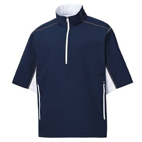 FootJoy Men\'s Short Sleeve Sport Windshirt 4013793-Navy/White  Size md, navy/white