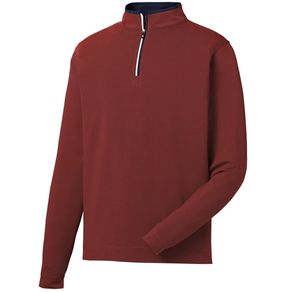 FootJoy Men\'s Lightweight Striped Half Zip Pullover 4015455-Red/Navy  Size xl, red/navy