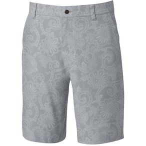 FootJoy Men\'s Batik Print Shorts  Size 4015580-Gray  Size 40, gray