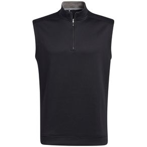 adidas Men\'s Club 1/4 Zip Vest 4020017-Black  Size md, black