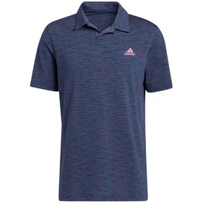 adidas Men\'s Broken Stripe Primegreen Polo 4020315-Crew Navy/Gray Three/Screaming Pink  Size xl, crew navy/gray three/screaming pink