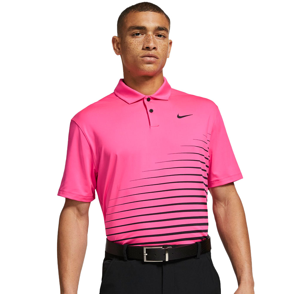 Nike Men\'s Dri-FIT Vapor Graphic Golf Polo  Size XL, Dark Smoke Gray/Black/Black