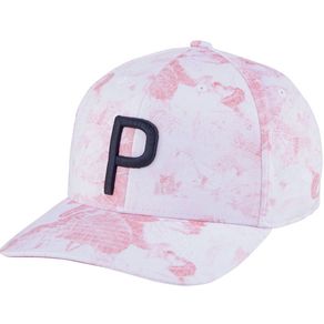 Puma Bloom P 110 Snapback Hat 4023717-Bright White/Georgia Peach  Size one size fits most, bright white/georgia peach