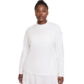 Nike Women\'s Dry-FIT UV Victory 1/2-Zip Golf Top 4028591-White/Black  Size sm, white/black