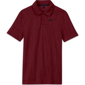 Nike Juniors\' Dri-FIT Tiger Woods Printed Golf Polo 4028668-Team Red  Size md, team red