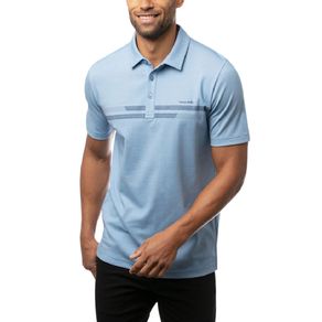 Travi Size smathew Men\'s Sandler Polo 4034395-Heather Lichen Blue  Size sm, heather lichen blue