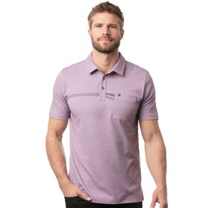 TravisMathew Men\'s Out The Door Polo 4034549-Heather Arctic Dusk  Size lg, heather arctic dusk