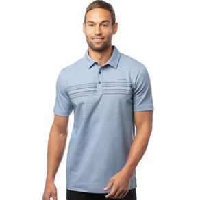 TravisMathew Men\'s Year After Year Polo 4034743-Heather Copen Blue  Size 2xl, heather copen blue