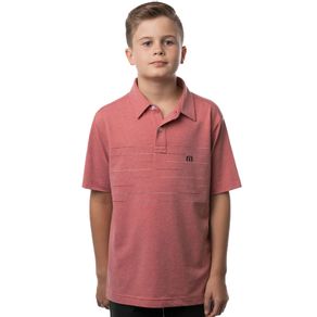 TravisMathew Juniors\' Seas The Day Polo 4035194-Heather Garnet Rose  Size md, heather garnet rose