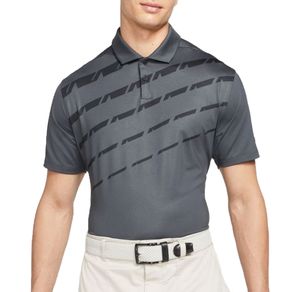 Nike Men\'s Dri-FIT Vapor Graphic Golf Polo 4035457-Dark  Size smoke Gray/Black  Size sm, dark smoke gray/black